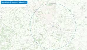 Tracez un cercle de 10 km rayon autour d'un emplacement dans google maps pour indiquer une distance à partir de ce point dans toutes les directions. Deplacements Autorises Jusqu A 20 Km Quel Rayon Autour De Chez Vous