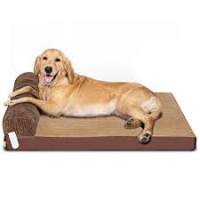 Hapigo Orthopedic High Density Sponge Sofa Lounge Dog Bed For Large Dogs 40x33 Check Out The Image By Dog Lounge Bed Indestructable Dog Bed Dog Shock Collar