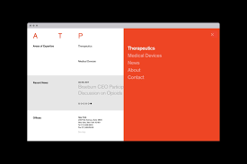 Atp Brand Identity And Website For The Venture Capital Firm That Invests In Pharmaceuticals Biotech Web Design Minimal Graphic Design Minimal Web Design