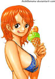 Nami One Piece Render Fvckfdaname On Deviantart Png - Nami Manga Render -  (1024x1273) Png Clipart Download