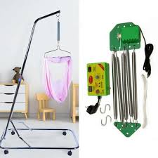Review ayunan elektrik bayi setalah 7 bulan brand polar. Paket Tiang Ayunan Stainless Pancing Ayunan Listrik Musik Timer Perlengkapan Bayi 756454025
