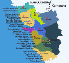 Goa Map Tourist Spots Tourist Travel Route
