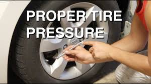 what is the proper tire pressure