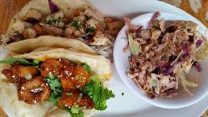 Cabo fish taco shrimp taco recipe. Serrano Chicken Taco And Bang Bang Shrimp Taco With Mexi Slaw Picture Of Cabo Fish Taco Blacksburg Tripadvisor