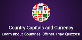 With a flag image and the name of capital city for each country. Country Capitals And Currency Apps On Google Play
