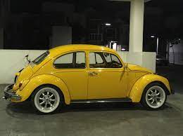 1970 Volkwagon Beetle Vocho Amarillo Bocho Amarillo Coches Personalizados
