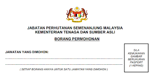 Portal jawatan kosong kerajaan dan swasta nombor 2 di malaysia. Permohonan Jawatan Kosong Di Jabatan Perhutanan Malaysia Pelbagai Kekosongan Jawatan Ditawarkan