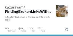 Finding Broken Links in web pages with Katalon Studio - Katalon ...