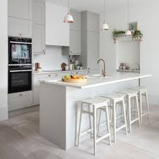 I'm guessing two guide rails screwed onto underside of worktop. Grey Kitchen Ideas 30 Design Tips For Grey Cabinets Worktops And Walls