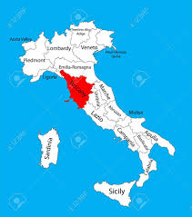 Рубленое мясо с хлебом 5. Tuscany Toscana Italy Vector Map Illustration Isolated On Royalty Free Cliparts Vectors And Stock Illustration Image 72371332