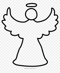 They may also be disguised as human beings themselves. Christmas Angel Coloring Page Xmas Angel Drawing Free Transparent Png Clipart Images Download