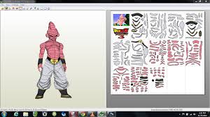 Kid Buu Dragon Ball Dragon Ball Z Paper Crafts