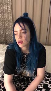 Pin By Kaitlyn On Hair Nails In 2020 Blue Hair Billie Eilish Aesthetic Hair