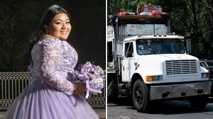 Quinceañera le rinde homenaje a su papá tomándose fotos en su camión de  basura y se viraliza (fotos) | Entretenimiento Cultura Pop | Univision