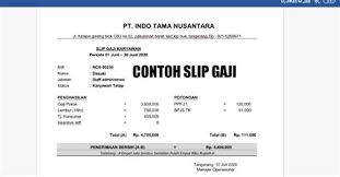 Oke deh, yang udah ga sabar mau download contohnya dalam format microsoft. Slip Gaji Cv Shefalitayal