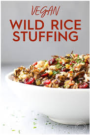 Once the wild rice blend cooked and ready, you will need onion, celery, salt, pepper, garlic cloves, butter, cored and cubed apples, freshly . Vegan Wild Rice Stuffing With Cranberries Marisa Moore Nutrition