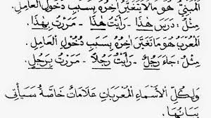 مررت بزيد marortu bi zaidin = aku berpapasan. Pengertian Mu Rab Dan Mabni Dalam Ilmu Nahwu Kitab Ajurumiyyah