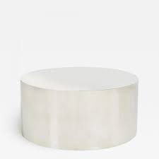 Accent your living room with a coffee, console, sofa or end table. Thayer Coggin Stainless Steel Drum Coffee Table By Milo Baughman 1980 S