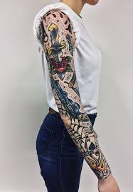 Half Sleeve Tattoos Designs Halfsleevetattoos Half Sleeve Tattoo Tattoo Sleeve Designs Traditional Style Tattoo