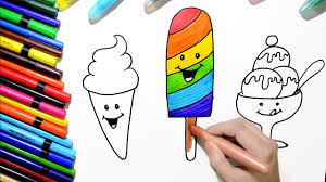 Maybe you would like to learn more about one of these? Draw And Color Rainbow Popsicle Icecream Coloring Page And Learn To Color Youtube