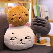 Cute kitten plush toy stuffed animal pet kitty soft anime cat plush pillow for kids (white a, 12). Cat Plush Toys Kawaii Cats Anime Stuffed Dolls Child Popular Pillow Soft Cute Plushie Toy Doll Decorative Pillows For Kids Gifts Stuffed Plush Animals Aliexpress