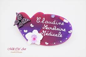 Badge Metier Personnalise Secretaire Medicale Assistante Estheticienne Maquilleuse Secretaire Medicale Badge Etsy