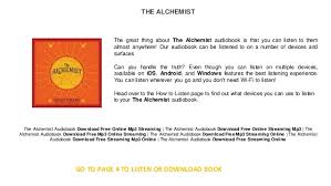 In the past people used to visit bookstores, local libraries or news vendors to purchase books and newspapers. The Alchemist Audiobooks Listening Books App