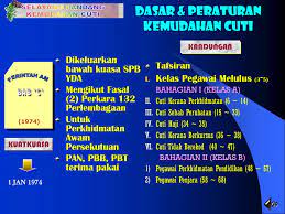 Bagi permohonan pegawai yang sedang berkhidmat di sektor awam, penetapan gaji permulaan adalah tertakluk kepada peraturan 25(7) bolehkah seseorang pegawai yang mempunyai pengalaman sebelum dilantik ke jawatan tetap perkhidmatan awam. Kemudahan Cuti Pegawai Awam Ppt Download