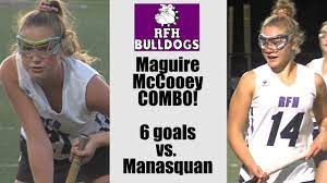 Rumson Fair Haven 7 Manasquan 0 Hs Field Hockey Maguire Mccooey Hat Tricks Field Hockey High School Sports School Sports