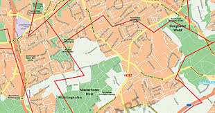 It offers an interactive map that lets you browse the city at amazing detail. City Map Dortmund With Postcodes 100 X 100cm