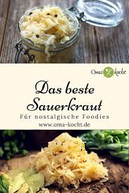 Omas Sauerkraut Einfach Und Lecker Oma Kocht Rezept Einfach Lecker Lecker Kochen Sauerkraut