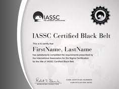 Black Belt Certification International Association For Six Sigma Certification