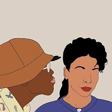 Dwayne Wayne and Whitley Art Print