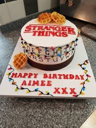 Stranger Things Cake Pasteles Blog Amazing Cakes Cake My Birthday Cake