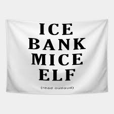 Charger baterai 18650 bisa di jadikan top class powerbank charging management protection led indicator output 1.2a & 1a input. Ice Bank Mice Elf Funny Tapisserie Teepublic De