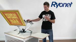 I'll show you how to build a screen printing machine on. All New Ryonet 4 Color Starter Screen Printing Press Youtube