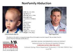 Christopher Abeyta Kidnapped At 7 Months From His Crib Non Family Abduction Kids Poster Music Book Colorado Springs