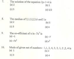 Pssa grade 7 mathematics item and scoring sampler—september 2018. Cbse Class 7 Mathematics Mcqs Set A Multiple Choice Questions For Mathematics