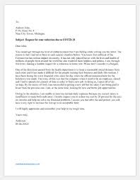 The final module includes a series of lectures on how to create a legal argument and present it to a court. Request Letter For Rent Reduction Due To Covid 19 Word Excel Templates