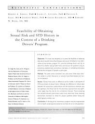 How to tell someone you have an std anonymously. Pdf Feasibility Of Obtaining Sexual Risk And Std History In The Context Of A Drinking Drivers Program