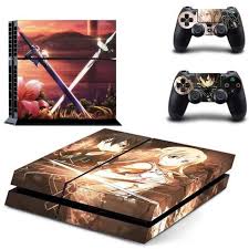 Sword Art Online Ps4 Skin Not Sold In Stores Exclusive Product On Sale Free Shipping Click The Add To Car Sword Art Online Sword Art Online Ps4 Sword Art