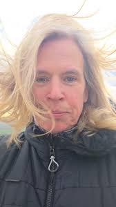 Beautiful, windy hike this morning with my boy Scout. North Yorkshire,  England 💙👍💙🐾