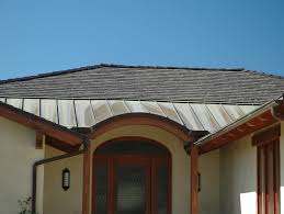 For many of these roofs, the best metal option is often a small in size modular shingle style panel. Half Round Gutters Action Roofing