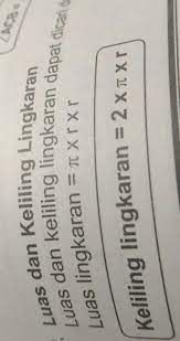 Penemuan roda menjadi salah satu penemuan mendasar tentang pentingnya bentuk lingkaran dalam kehidupan. Rumus Keliling Lingkaran Brainly Co Id
