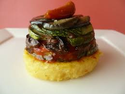 Presse De Legumes Grilles Sur Polenta A La Mediterraneenne Blog De Recettes Bio Le Cri De La Courgette Recettes De Cuisine Recette Cuisine