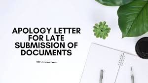 Maybe you would like to learn more about one of these? Sample Apology Letter For Late Submission Of Documents Free Letter Templates