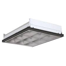 Lithonia Lighting Parabolic 24 In X 24 In 2 Light Fluorescent Troffer 2pm3n G B 3 17 9ld Mvolt Geb10is The Home Depot