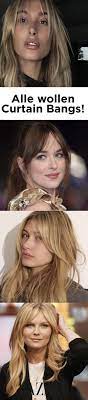 Curtain Bangs Ist Die Trendfrisur Auf Pinterest Hairstyle Curtain Bangs Hair Styles
