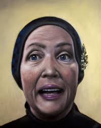 This is a painting I completed in 2006 of Little Edie Beale from the documentary Grey Gardens. The canvas is 9&quot; X 12&quot;. I had to remove everything from ... - 3236073101_64149300b3_o