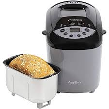 Step 2 bake on white bread setting. Amazon Com West Bend 41200 Programmable Bread Machine Stainless Discontinued By Manufacturer Kitchen Dining